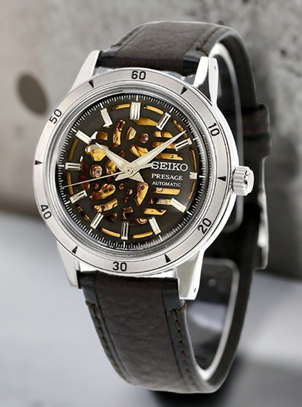 SEIKO Presage Style60's Automatic Watch SARY257 - Japanese Made JDM Timepiece for Men, Perfect for Business, Casual & Formal Occasions