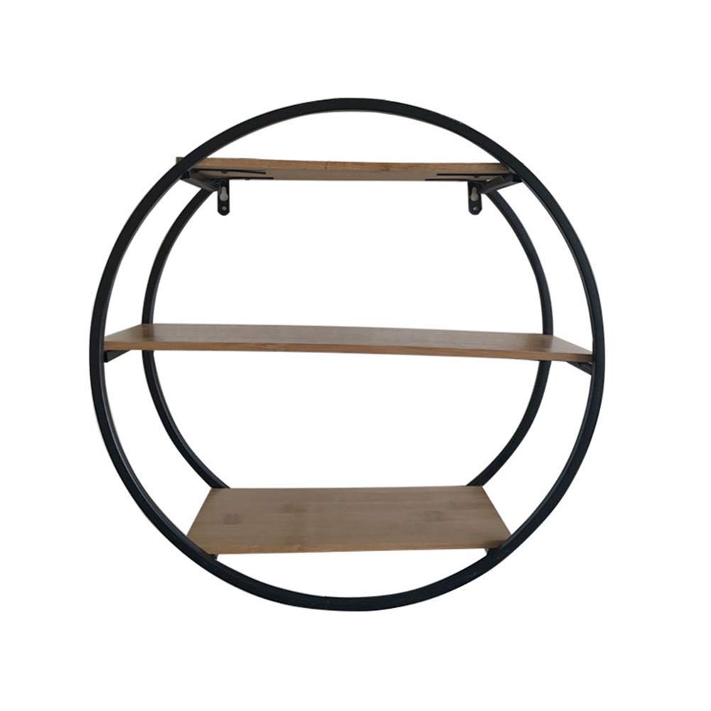 NMDCDH Floating Wall Shelves - Black Geometric Wall Mounted Storage Shelf for Home, Office & Kitchen - Perfect for Books, Photos, Plants & Decor - Space Saving Wall Organizer for Small Rooms & Apartments