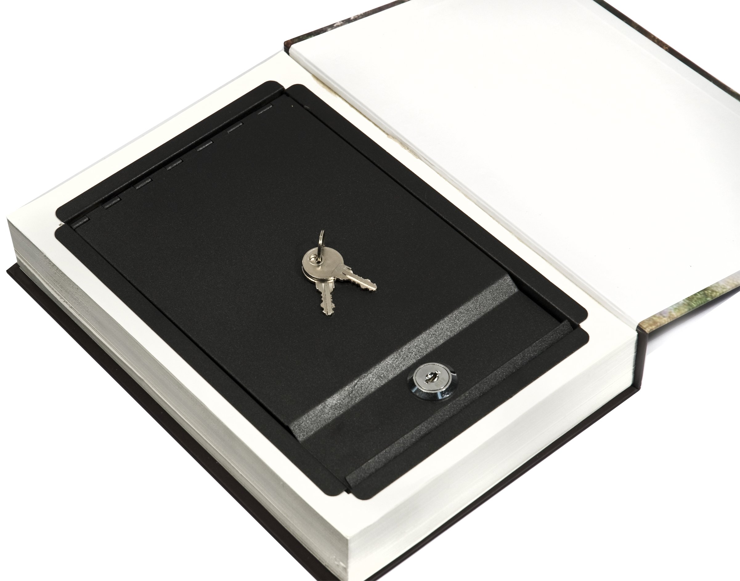 Barska Hidden Real Book Lock Box - Secure Storage for Valuables, Cash & Documents | Perfect for Home, Office & Travel Security