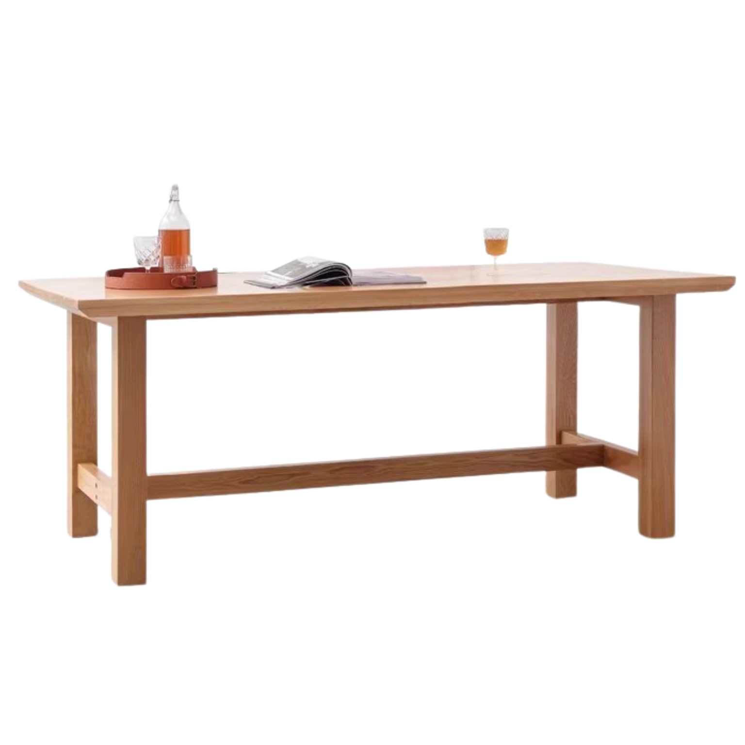 82.7x35.4x29.5 inch / 210x90x75 сm / Natural Wood Color / Oak Dining table