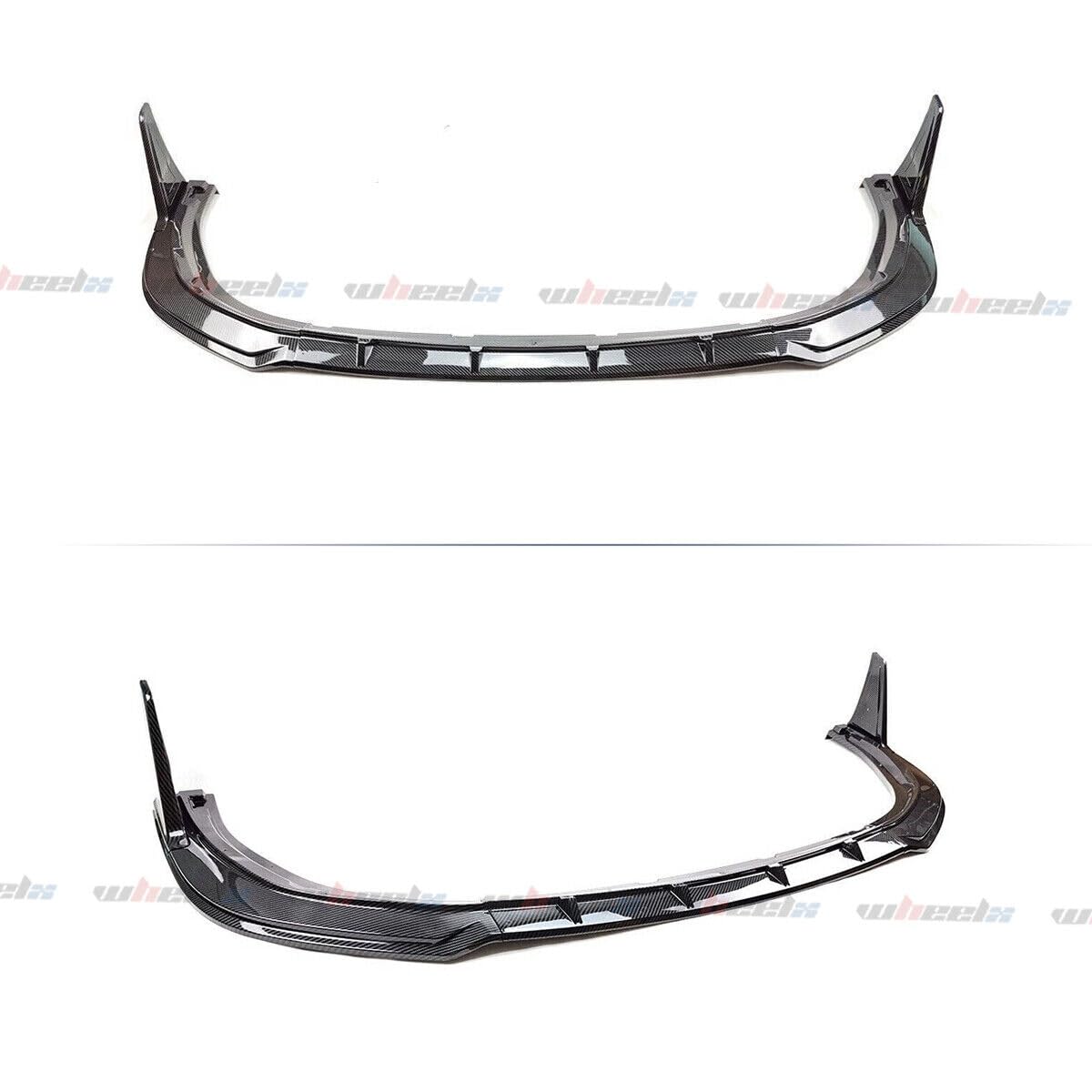 Yofer Style V2 Front Bumper Lip Spoiler Splitter for 2018-2024 Toyota Camry SE/XSE/TRD - Carbon Fiber Pattern Air Dam & Lower Chin Spoiler Body Kit - Enhance Style & Protection for Street & Track Driving