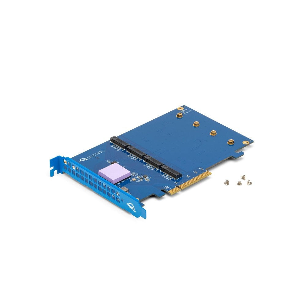 32TB OWC Accelsior 4M2 PCIe 3.0 NVMe M.2 SSD - High Speed External Storage for Video Editing, Gaming & Data Backup