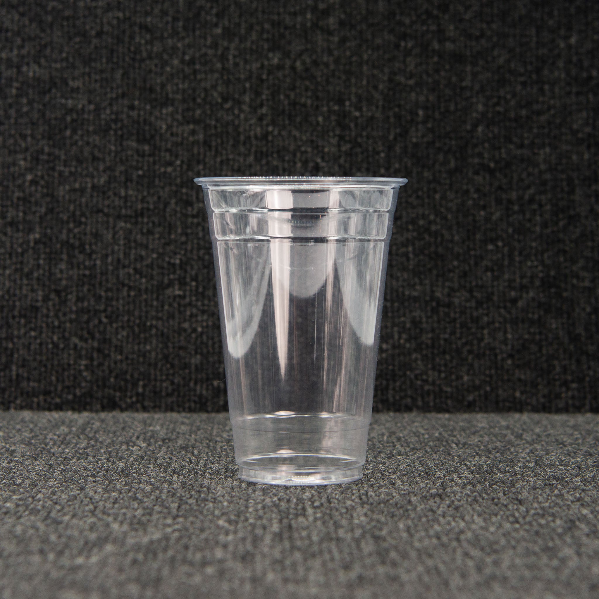 KARAT 12 oz Clear Plastic Cold Cups - Bulk Pack of 50 Disposable Unbranded Drinkware for Iced Coffee, Smoothies & Parties - BPA Free Reusable Tumblers