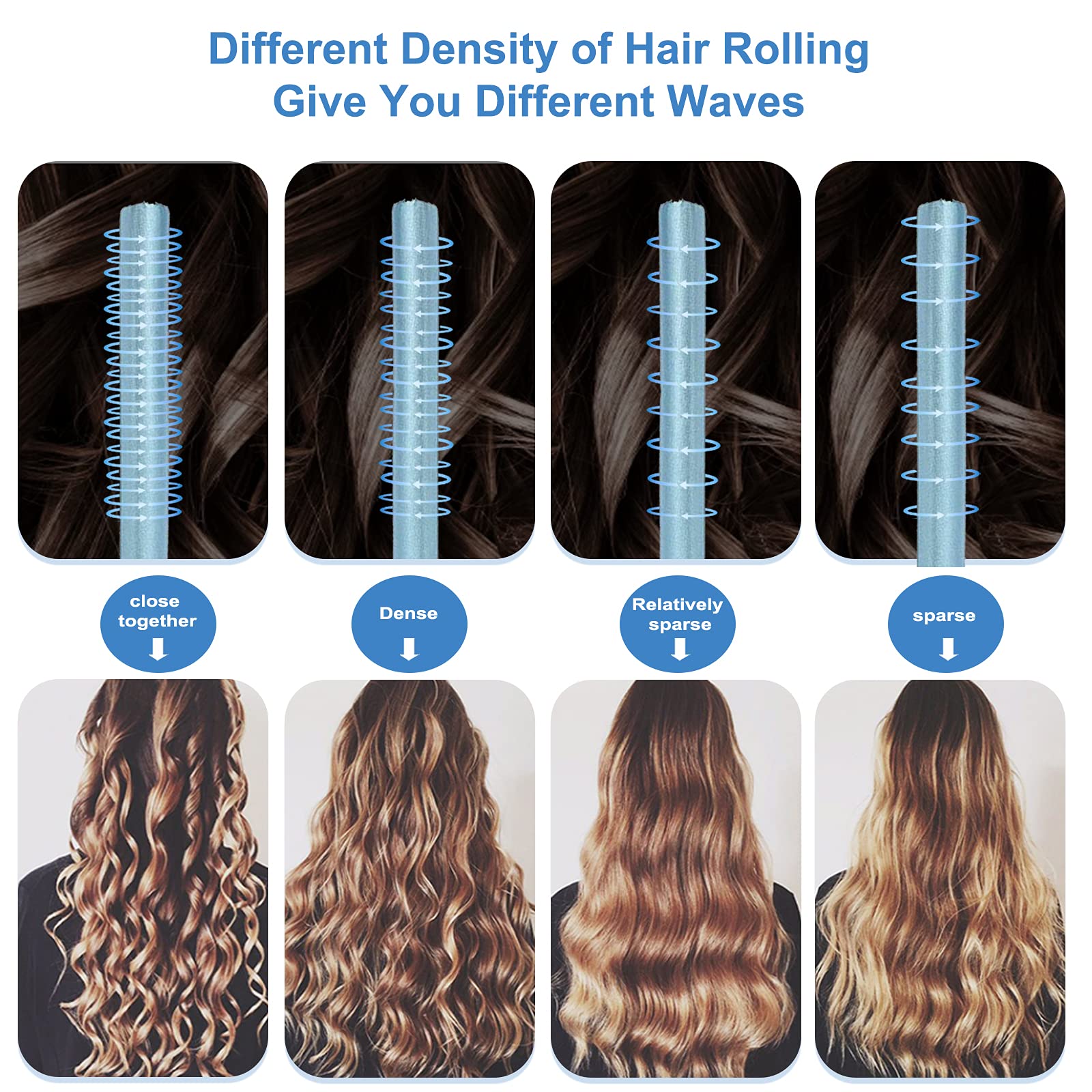 Ailevant Heatless Curling Rod Headband - No Heat Hair Curler for Long Hair, Natural Waves & Overnight Curls | Soft Hair Ribbon for Sleeping, Heat-Free Styling Kit for Women & Girls | Perfect for Home, Travel, Special Occasions & Everyday Styling | Gentle Hair Care Solution for Damaged Hair | Great for Weddings, Parties & Date Nights