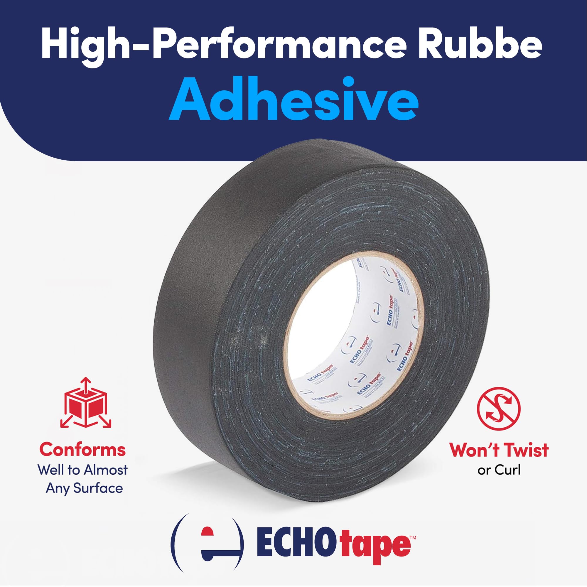 Professional Matte Black Gaffers Tape - 1.89