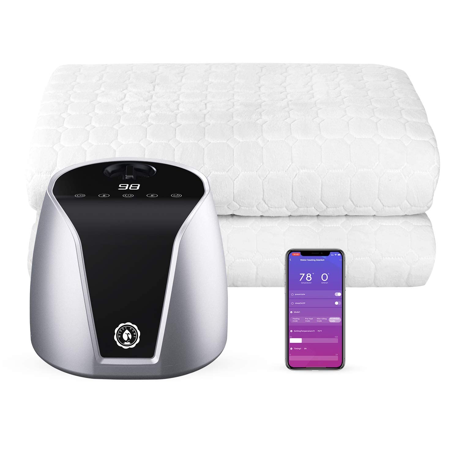MERRY HOME Smart Electric Heated Mattress Pad Twin (39
