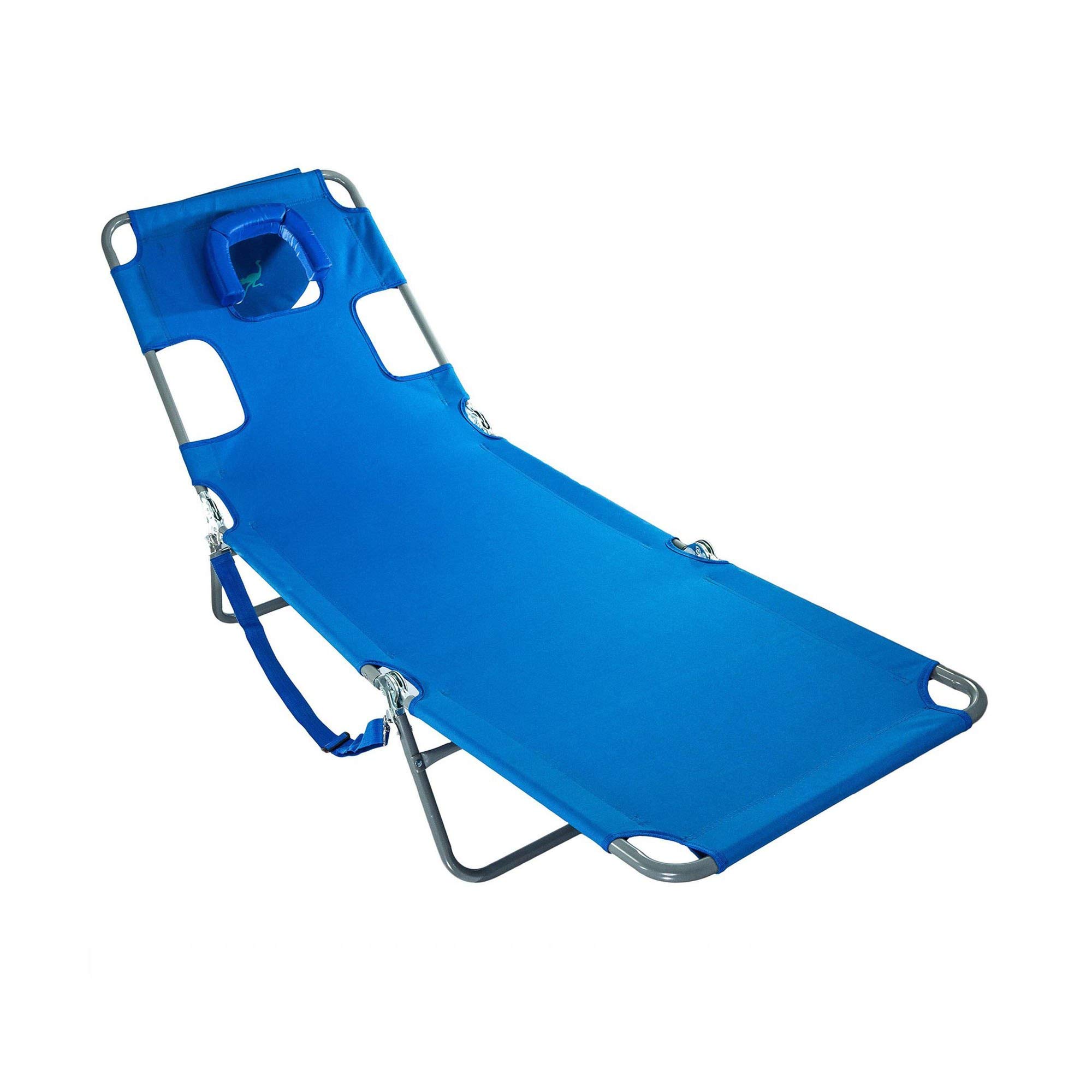 Premium Ostrich Chaise Lounge Chair - Foldable & Portable Sun Lounger for Pool, Beach, Patio, and Backyard Relaxation (Set of 2) - Perfect for Sunbathing, Vacation, and Outdoor Leisure