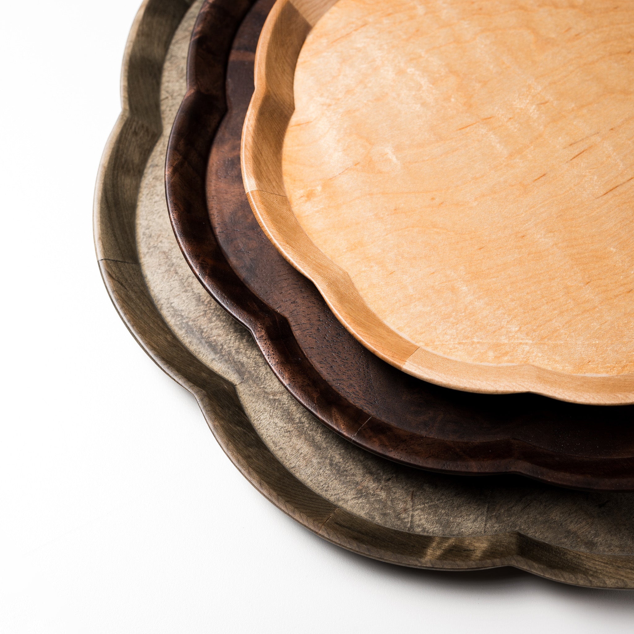 Handmade Premium Dark Brown Walnut Wood Tray - Elegant Serving Tray for Coffee, Tea, and Breakfast in Bed - Perfect for Home Decor and Gift Giving
