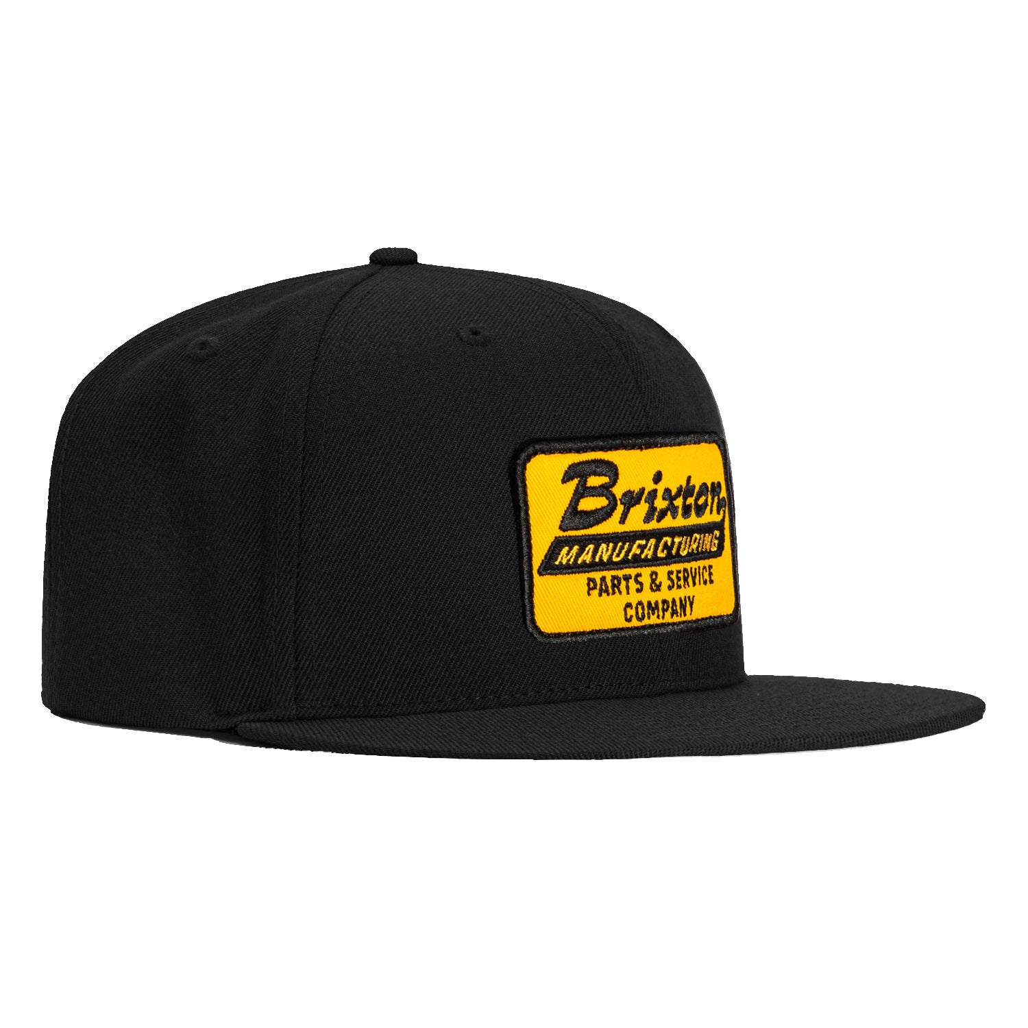 Brixton Township Snapback Hat - Black | Adjustable Unisex Baseball Cap for Men & Women | Perfect for Casual Wear, Sports & Outdoor Activities