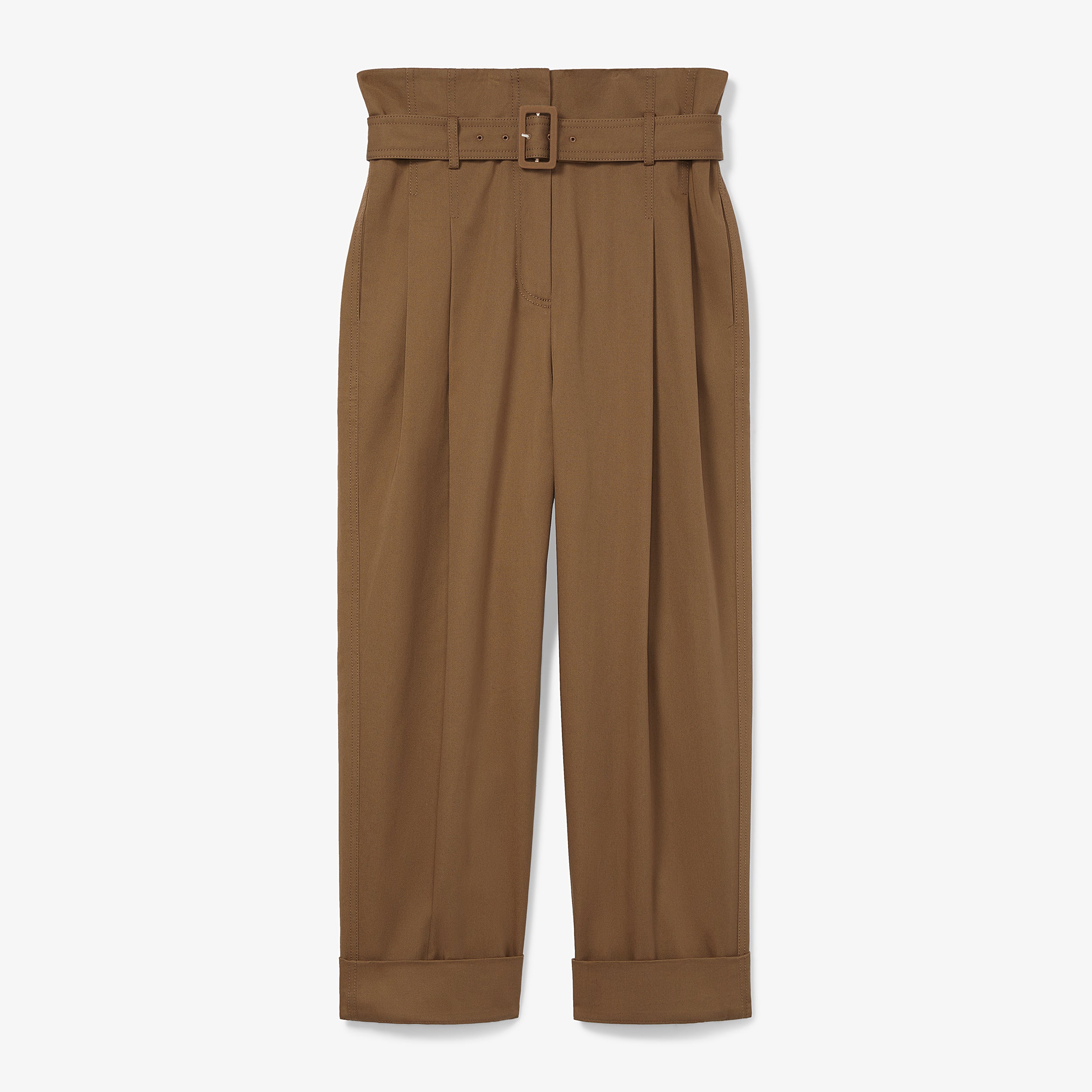 Talulah Eco Chino Pants in Sepia - Sustainable Women's Casual Trousers for Work & Everyday Wear