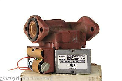 Grundfos UPS15 42F 3-Speed 1/25 HP Cast Iron Circulator Pump - Hot Water Heating System, Hydronic Heating, HVAC - Perfect for Home and Commercial Use