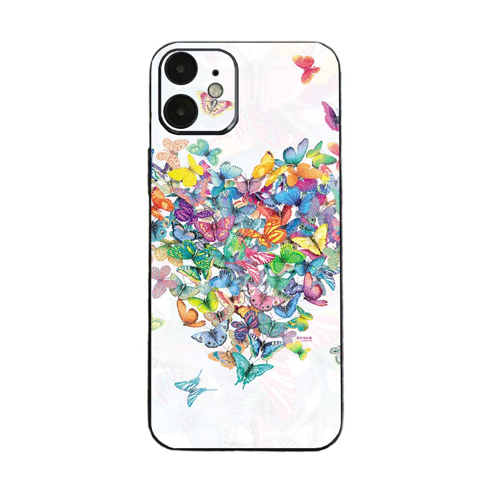 MightySkins Glossy Glitter Skin Cover for Apple iPhone 12 - Wildheart Design | Protective & Durable High-Gloss Glitter Phone Case | Easy to Apply, Remove & Change Styles | Made in USA | Perfect for Daily Use, Parties & Gift Giving