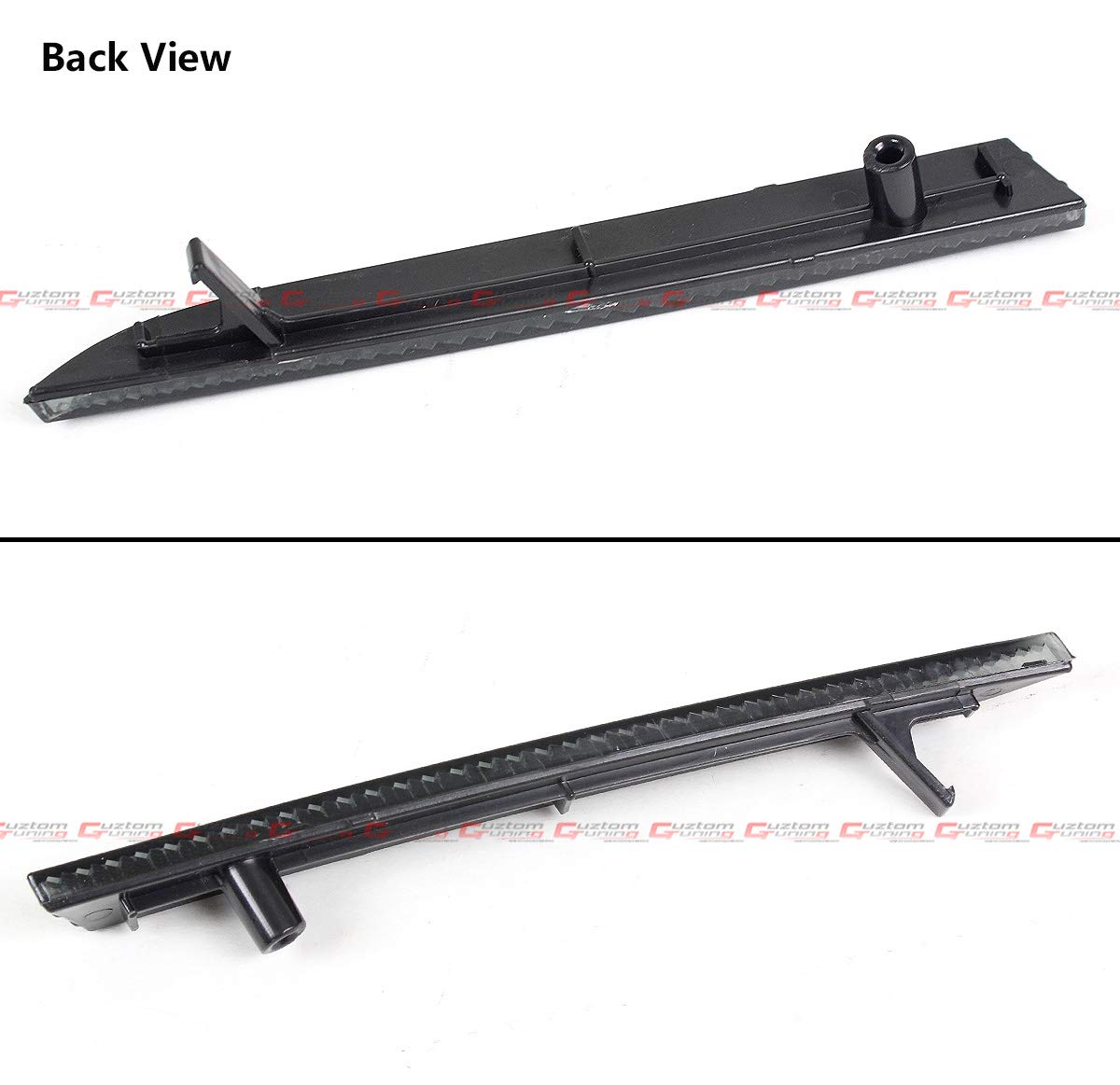 AMPP Style Matt Black Shark Fin Rear Bumper Diffuser with Smoked Tinted Lens Reflector - Compatible with 2016-2024 Chevrolet Camaro LT/SS/RS Models | Upgrade Your Car's Rear Styling for Sporty Look & Enhanced Aerodynamics
