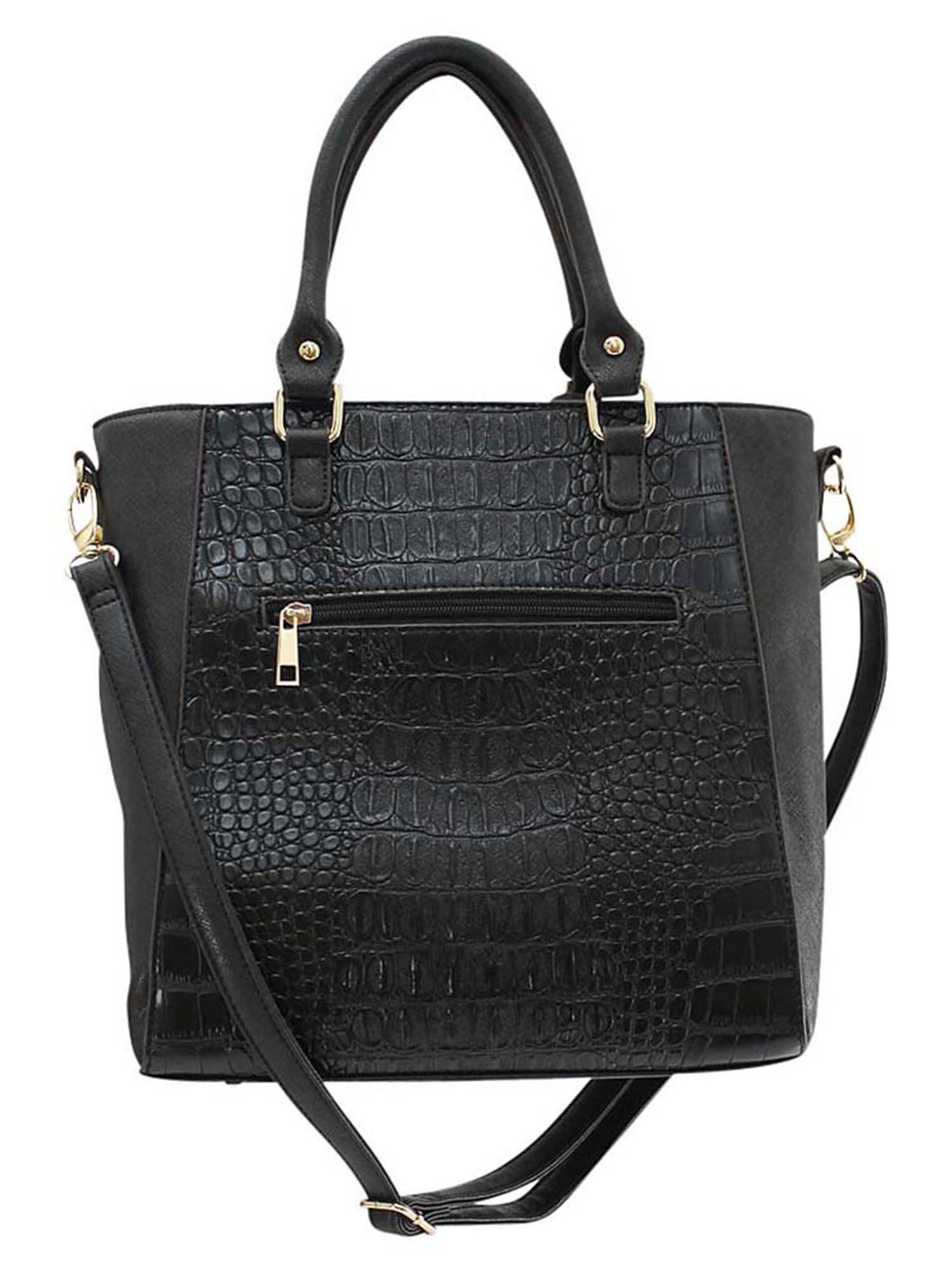 Stylish Textured Handbag Tote with Elegant Tassel Trim - Perfect for Work, Travel & Everyday Use