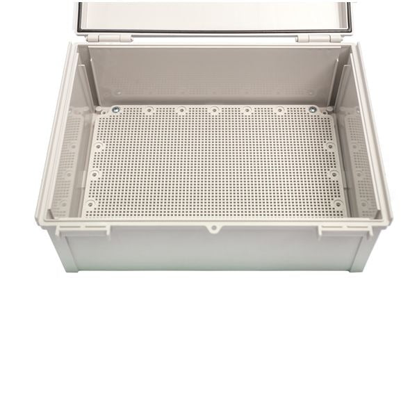 Boxco Q Series 6.3x8.27x3.94 Inch (160x210x100mm) Waterproof IP67 Plastic Enclosure - IK08 Rated Polycarbonate Case with Grey Cover, Hinged Lid & Secure Latch for Outdoor Electronics, Industrial Equipment & DIY Projects