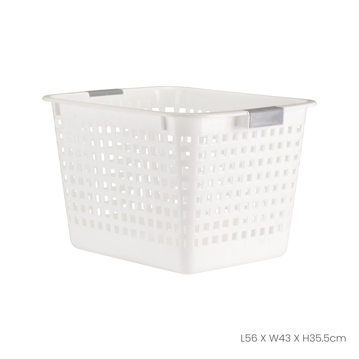 PON PON Laundry Basket (4316) - Foldable Clothes Hamper with Handles for Bedroom, Bathroom & Dorm Organization - Perfect for Laundry Room Storage & Clothes Sorting