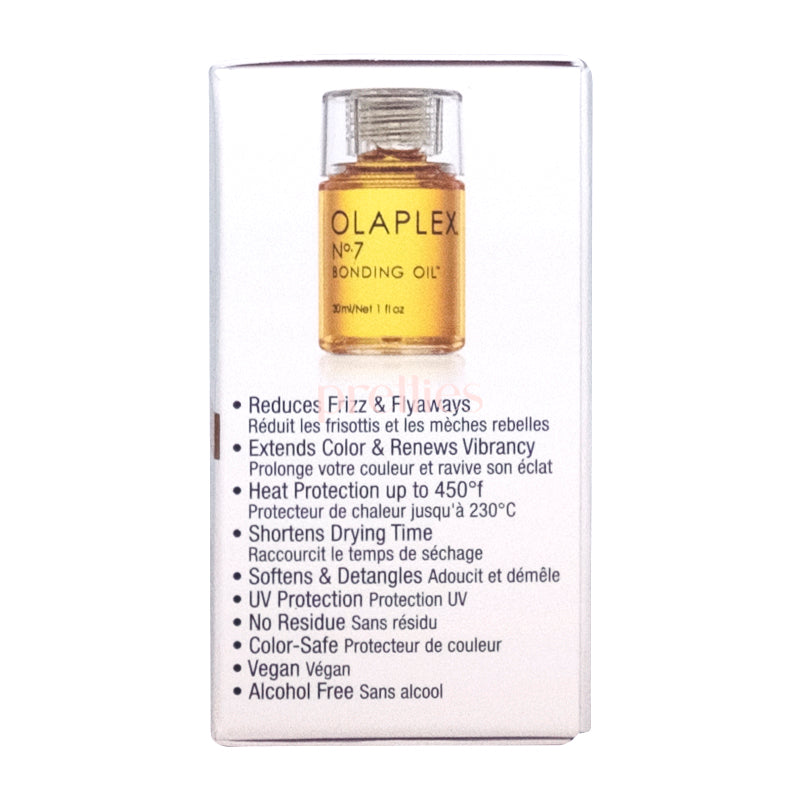 OLAPLEX No.7 Bonding Oil 30ml - Hair Repair Treatment for Damaged Hair, Split Ends & Frizz Control - Perfect for Daily Use, Salon Styling & Heat Protection