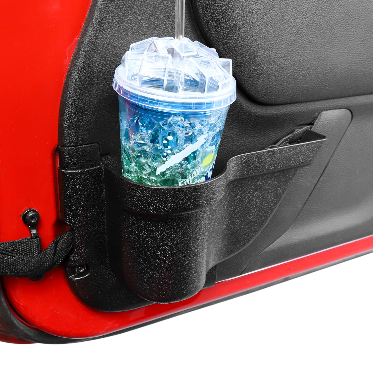 JeCar Front Door Storage Pockets & Net Organizers - Replacement Interior Accessories for Jeep Wrangler JK JKU (2011-2018 Models) - Perfect for Road Trips & Off-Road Adventures