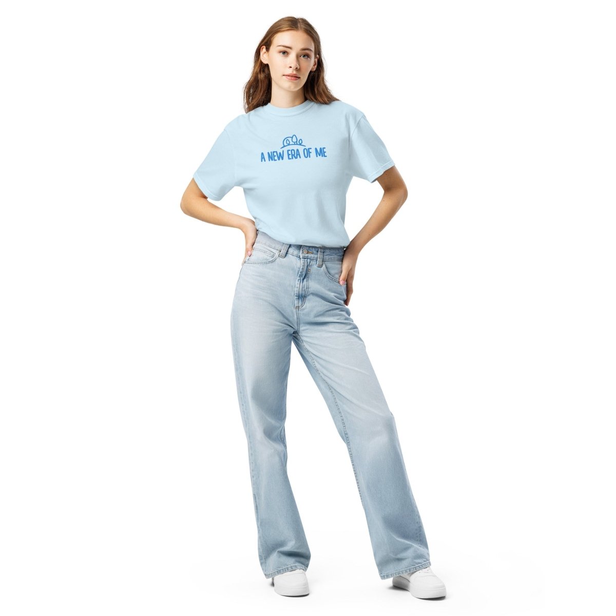 Embroidered Garment-Dyed Heavyweight T-Shirt for Men & Women | Premium Cotton Vintage Style Tee | Perfect for Casual Wear, Street Fashion & Everyday Outfits