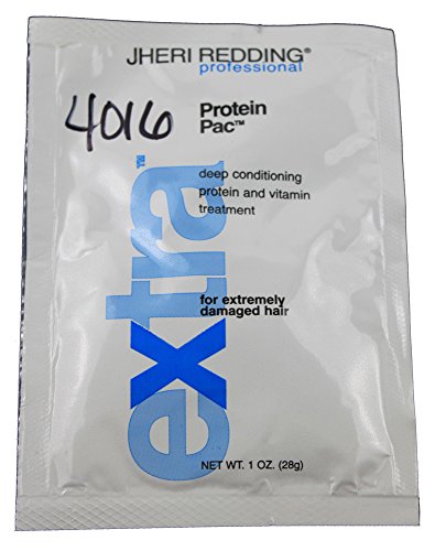 Jeri Redding Professional Protein Pac - Deep Conditioning Hair Treatment for Dry, Damaged Hair | Salon-Quality Repair & Hydration | Perfect for Home & Professional Use