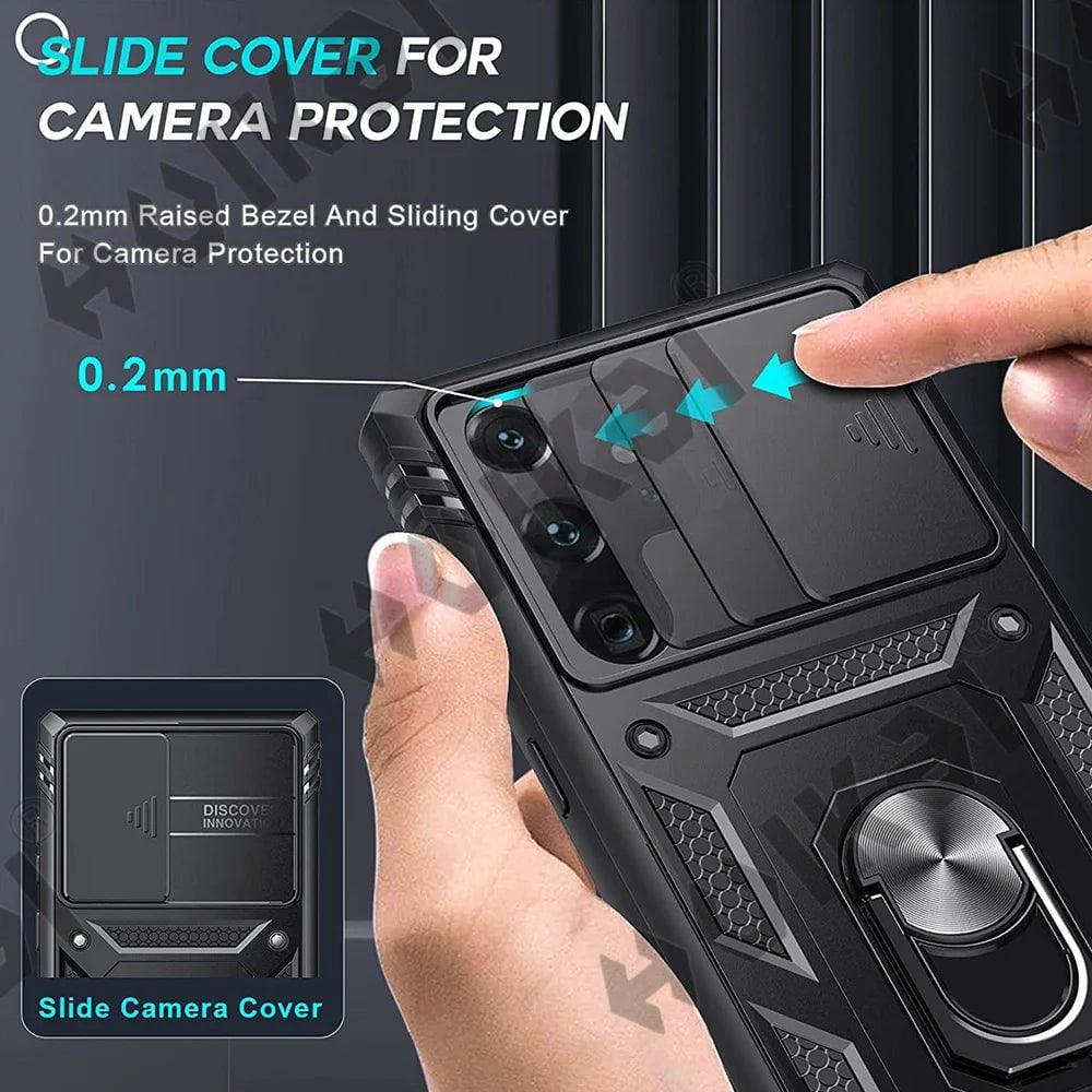 Samsung Galaxy S24 Plus Heavy Duty Phone Case with Ring Kickstand - Perfect for Hands-Free Viewing, Gaming, and Video Calls