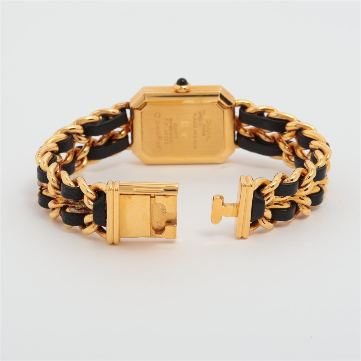 Chanel Première M Black Face Gold Watch - Luxury Women's Wristwatch for Business & Evening Events