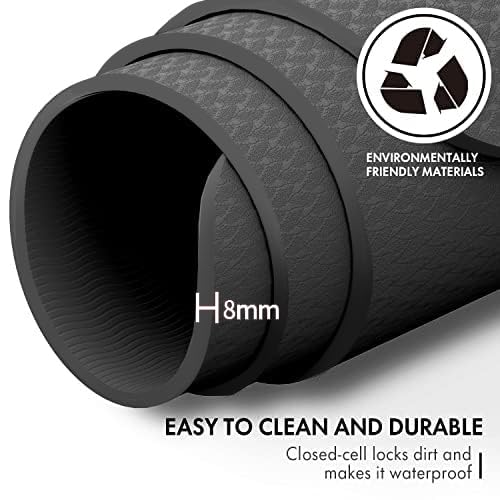 FrenzyBird Extra Large Yoga Mat 6'x4' (72