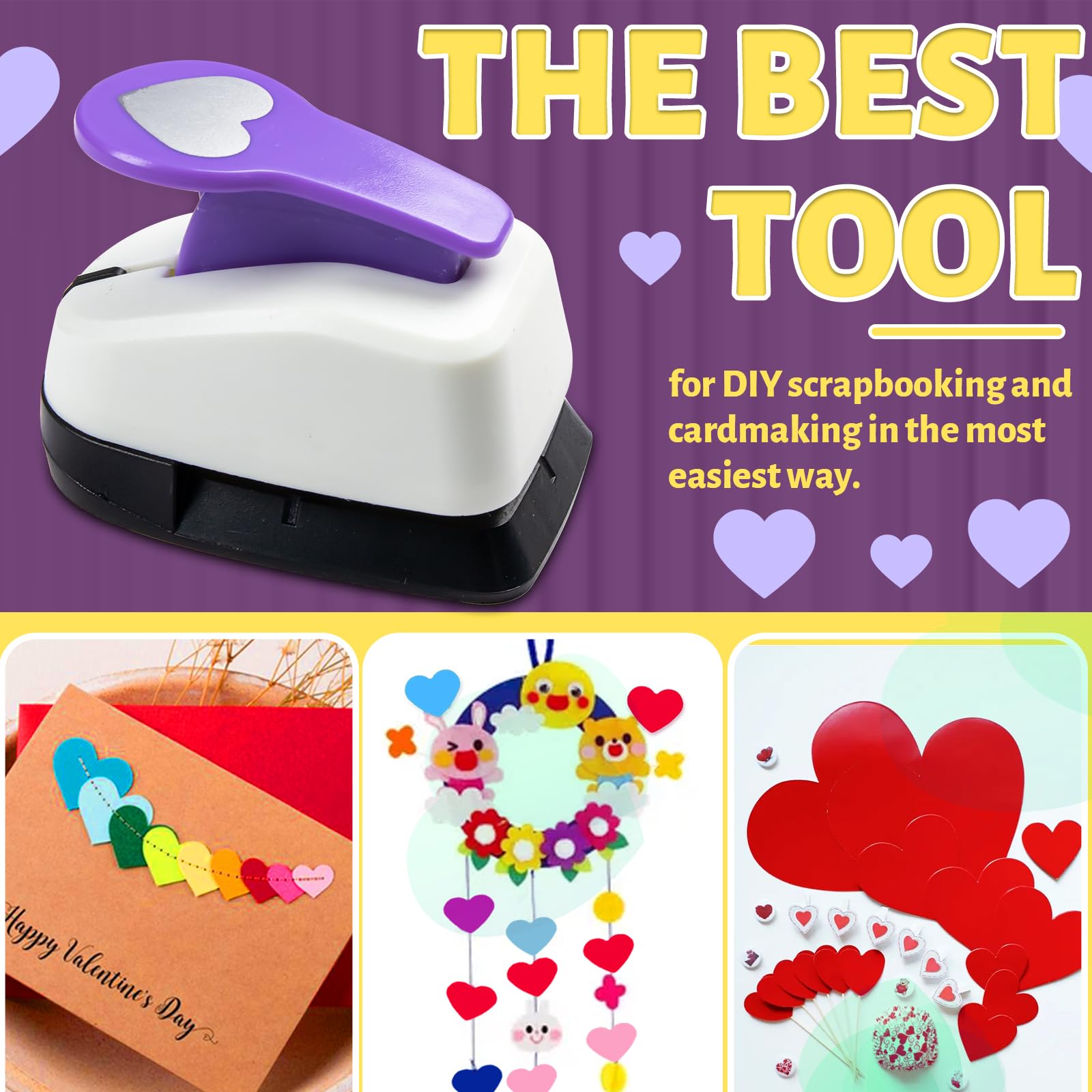 Heart Hole Punch Set - 3/8