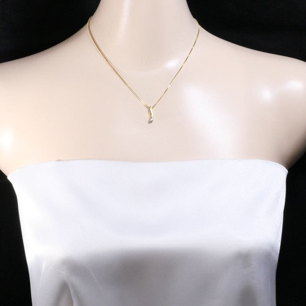 14K Yellow Gold White Gold Diamond Necklace for Women - Elegant Pendant Jewelry Gift for Anniversary, Wedding & Special Occasions