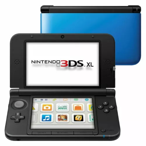 Nintendo 3DS XL Blue Handheld Gaming Console - Portable Game System for Kids & Adults, Perfect for Travel & Home Entertainment
