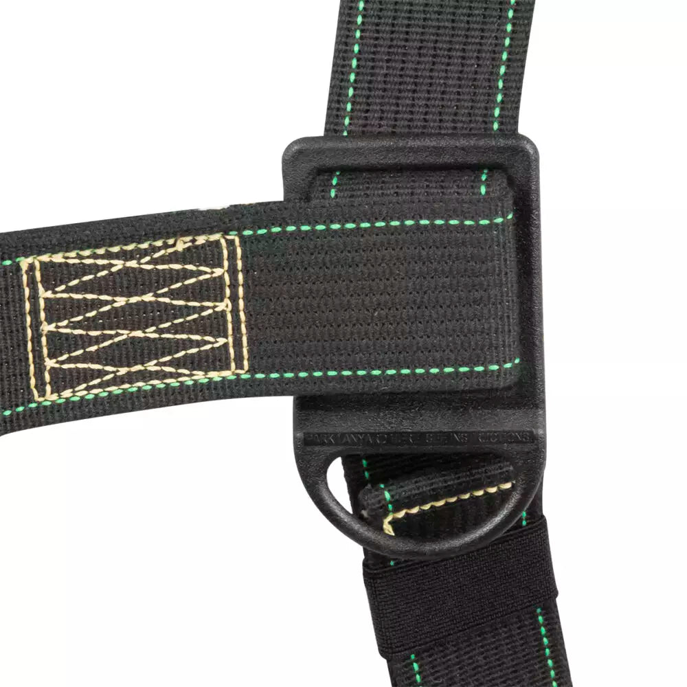 Arc Flash Full Body Harness DE 1D with QC Chest & Leg Straps - Safety Gear for Electrical Workers & Industrial Protection