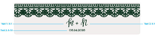 Personalized Romantic Garden Water Bottle Labels - Elegant Lace & Floral Designs for Weddings, Bridal Showers & Outdoor Events