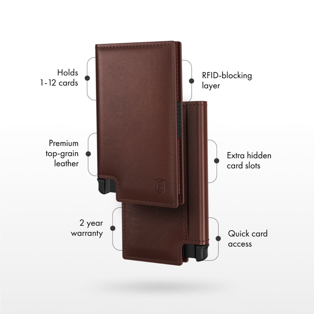 Ekster Smart Wallet for Men - RFID Blocking Slim Minimalist Front Pocket Wallet with Money Clip | Perfect for Travel, Business & Everyday Carry