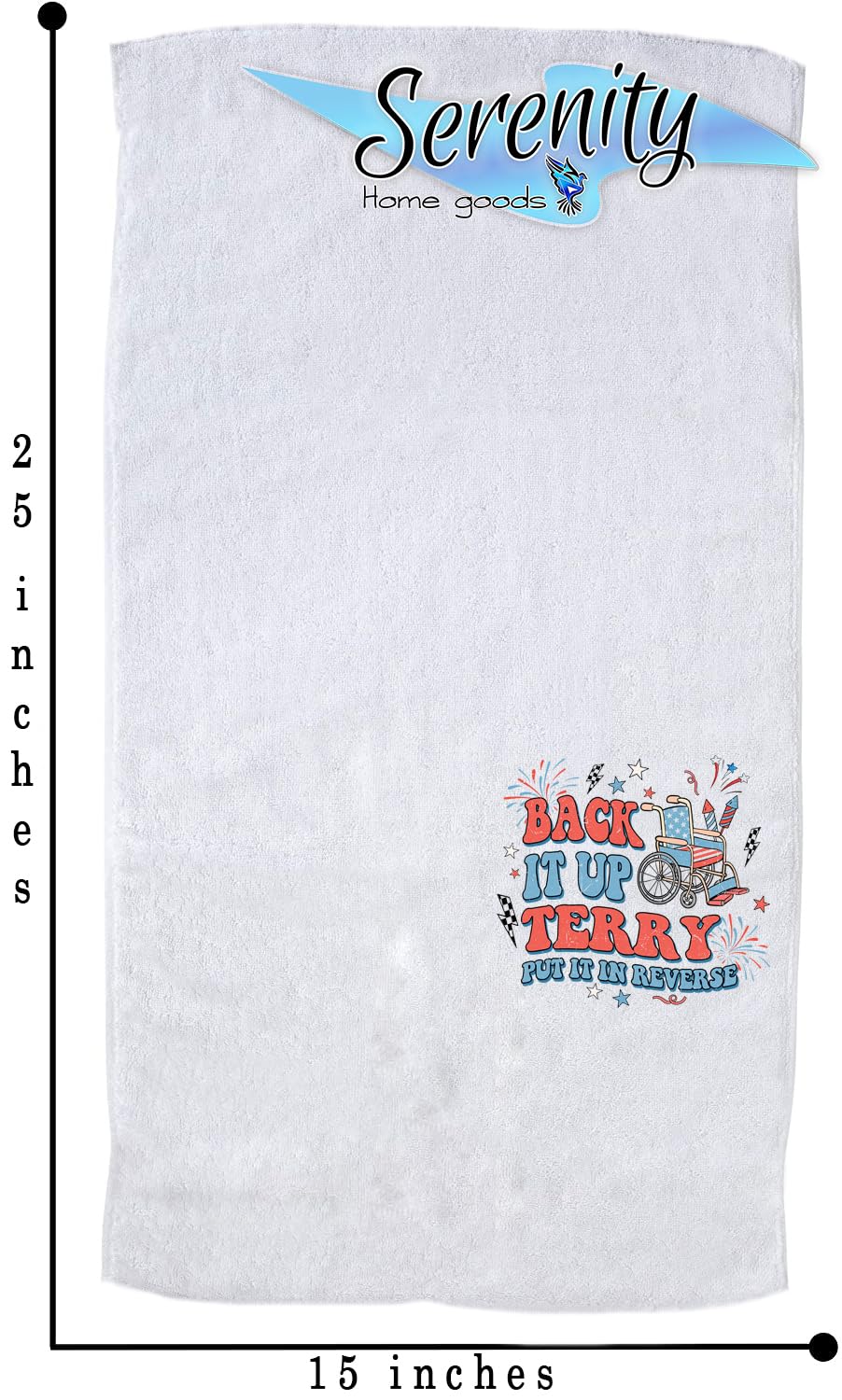 Patriotic American Flag Hand Towels for Kitchen & Bath - Red White & Blue Memorial Day & 4th of July Decor - Summer Home Accents for Spring & Fall - USA Holiday Decorations - Perfect for Parties, BBQs & Seasonal Home Styling