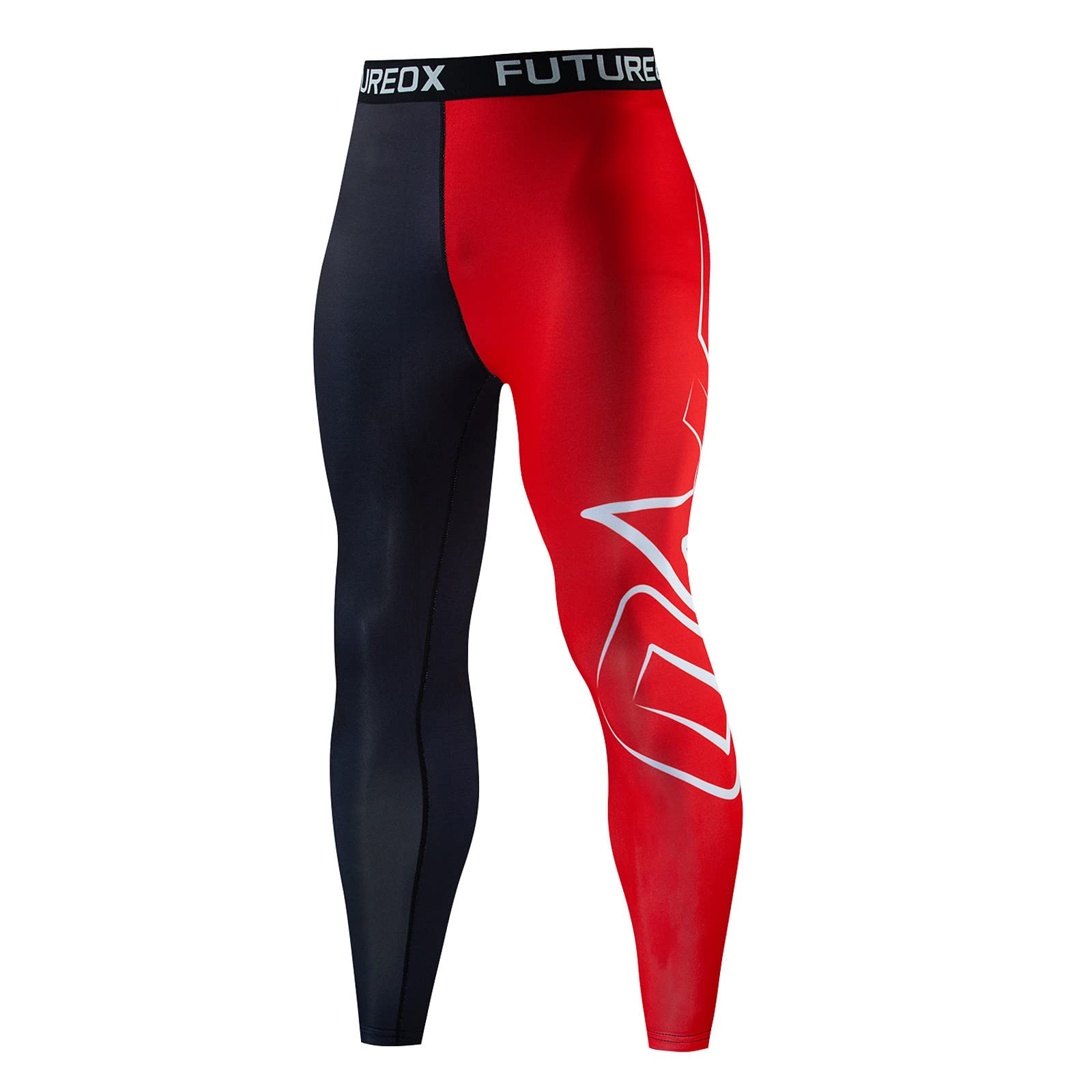 Men's Yellow Compression Pants - High Performance Running Tights with Elastic Waist, Stretchy & Quick-Dry Leggings for Sports, Fitness & Workout - Ideal for Gym, Jogging & Outdoor Activities