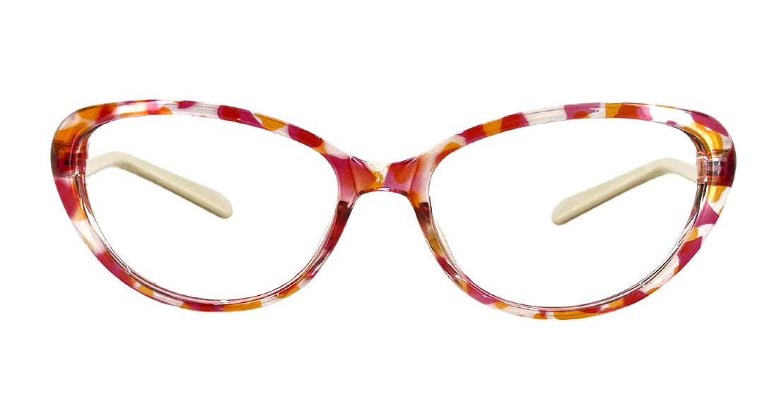 Amber Reading Glasses S2827 - Blue Light Blocking for Computer & Reading - Stylish & Comfortable for Office, Home & Travel