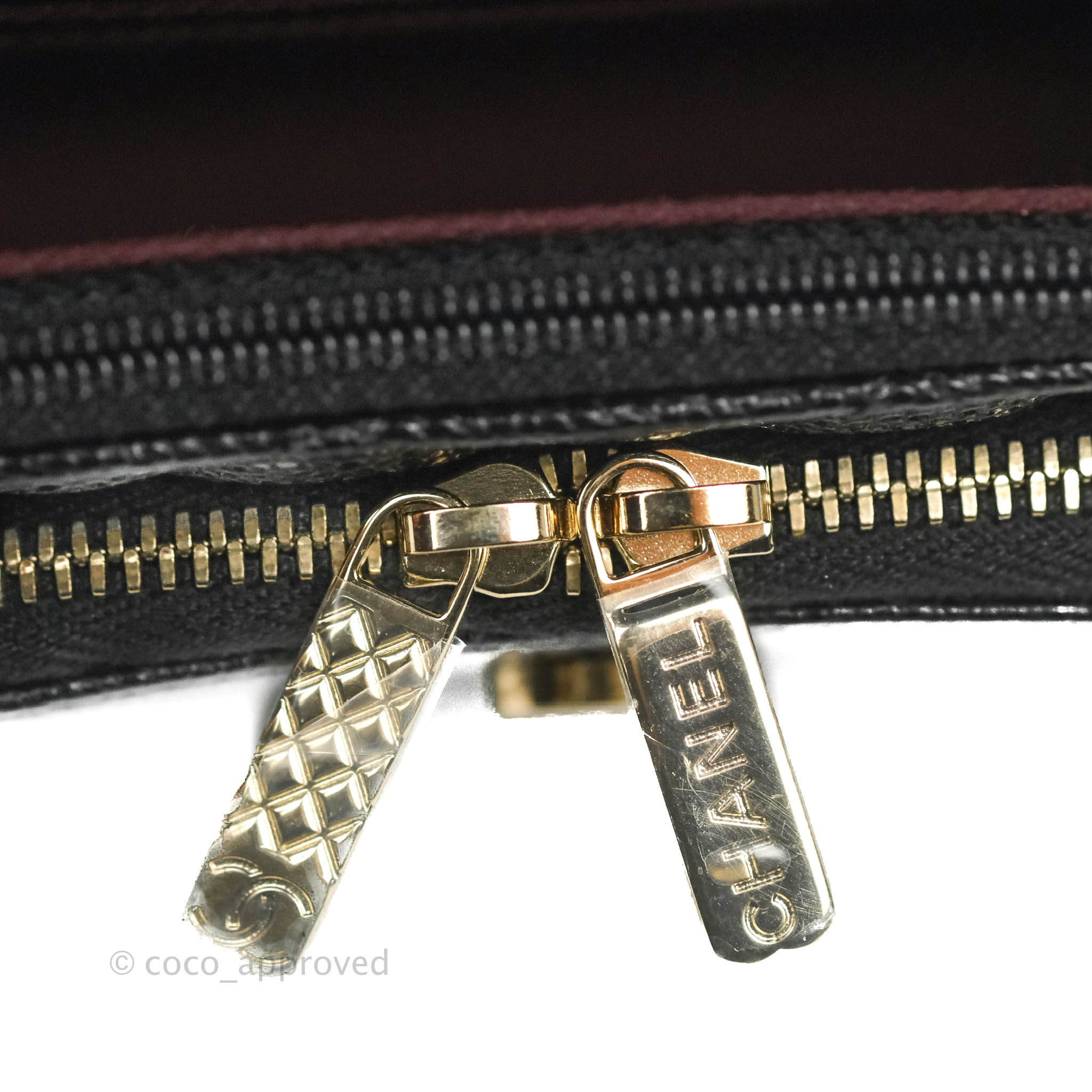Chanel Business Affinity Clutch with Chain - Black Caviar Leather & Gold Hardware - Perfect for Work, Evening Events & Luxury Gift Giving