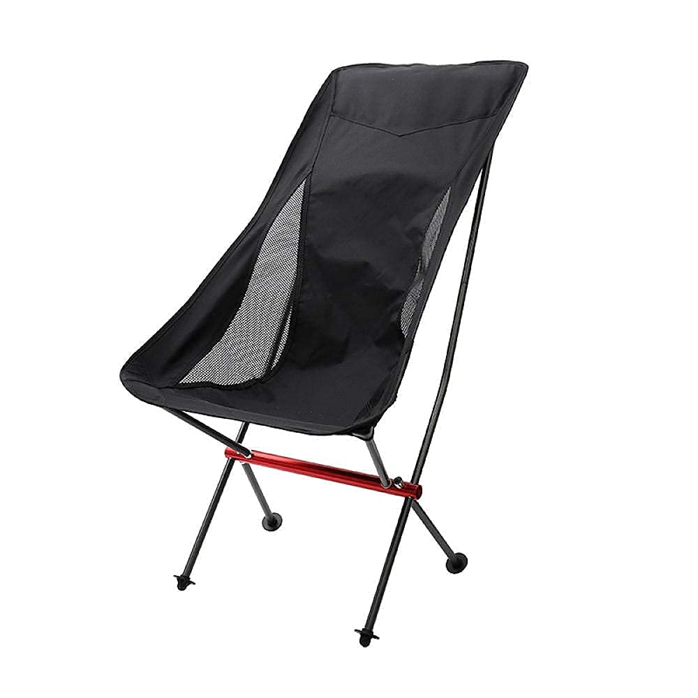 Ultralight Portable Folding Chair - Compact Beach Camping Chair with Crank Mechanism for Outdoor, Picnic, Travel & Backpacking