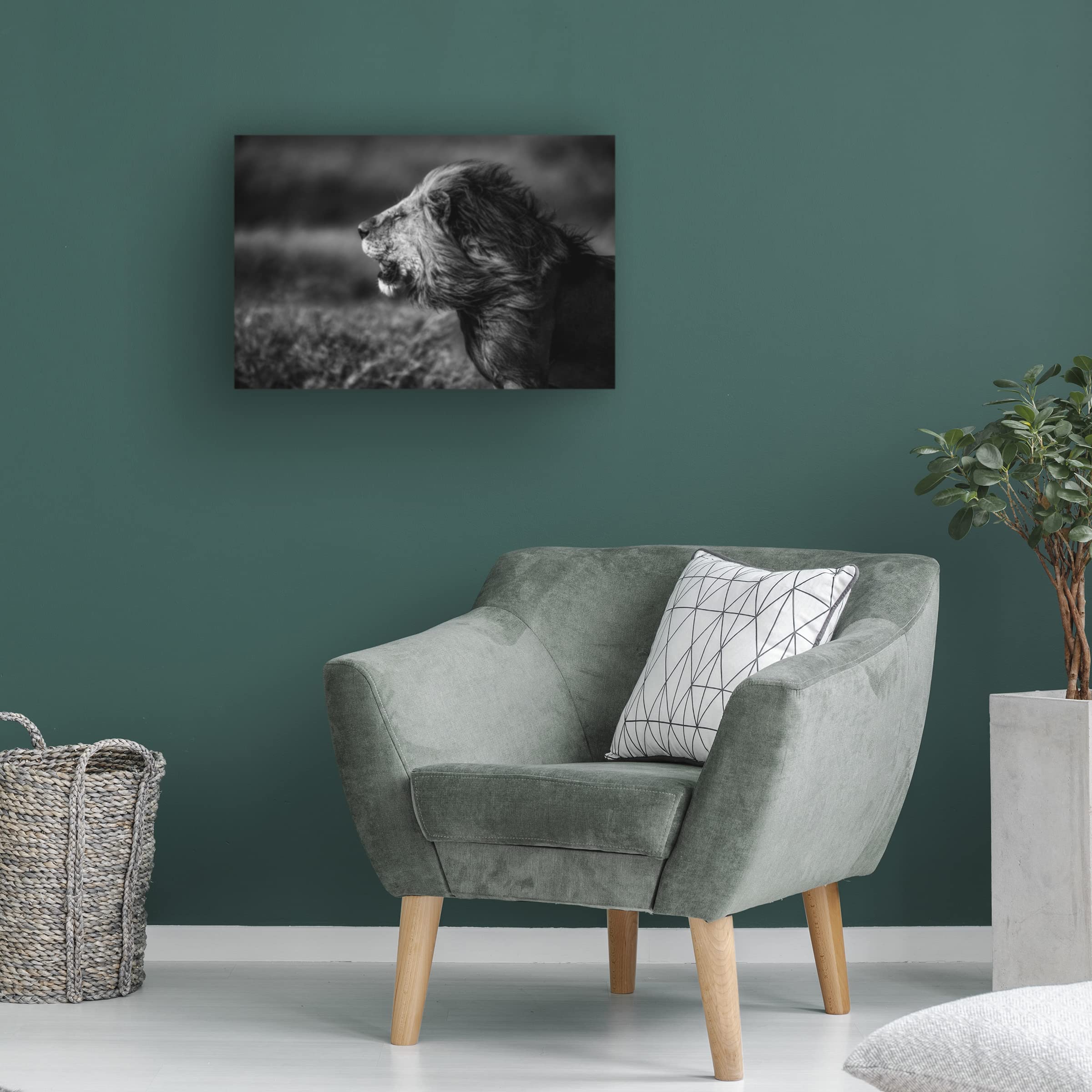 Trademark Fine Art 'Breeze' Canvas Wall Art Painting by Mohammed Alnaser - Modern Home Decor for Living Room, Bedroom & Office