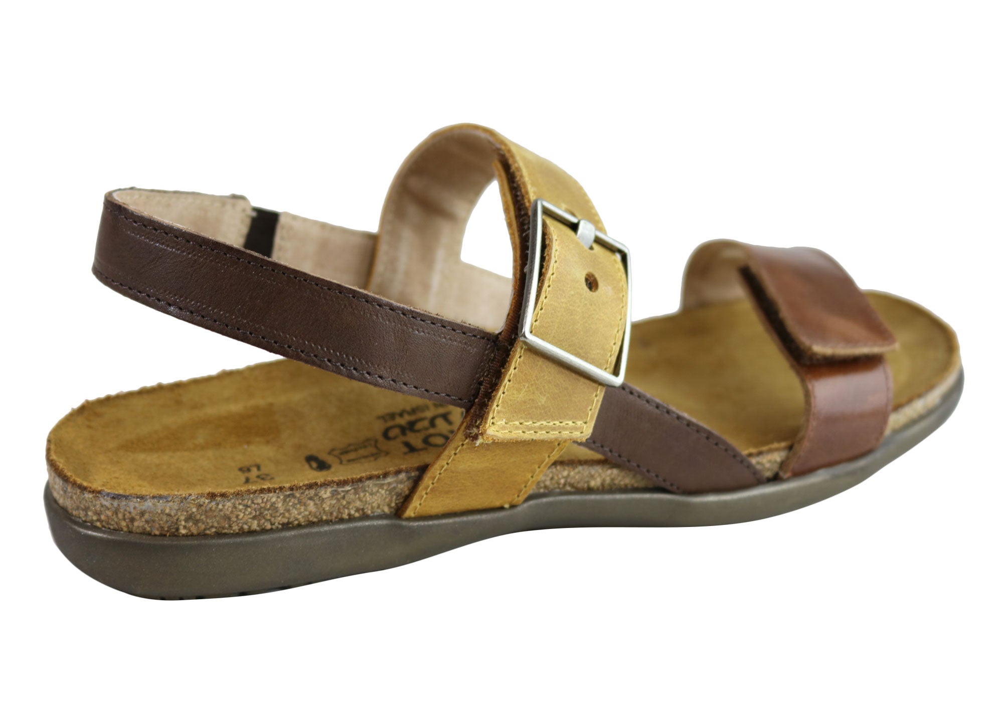 Naot Norah Women's Leather Sandals - Comfortable, Cushioned & Supportive Footwear for Walking, Travel & Everyday Wear