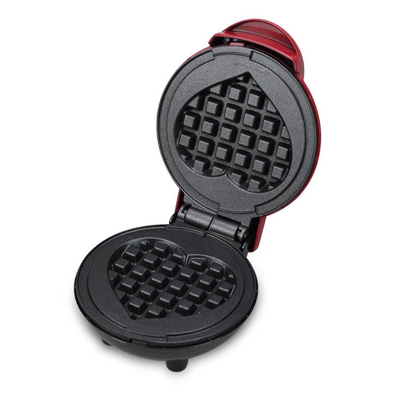 LovePop Mini Waffle Maker - Compact & Non-Stick Electric Waffle Iron for Quick Breakfast | Perfect for Kids, Camping, Dorms & Small Kitchens
