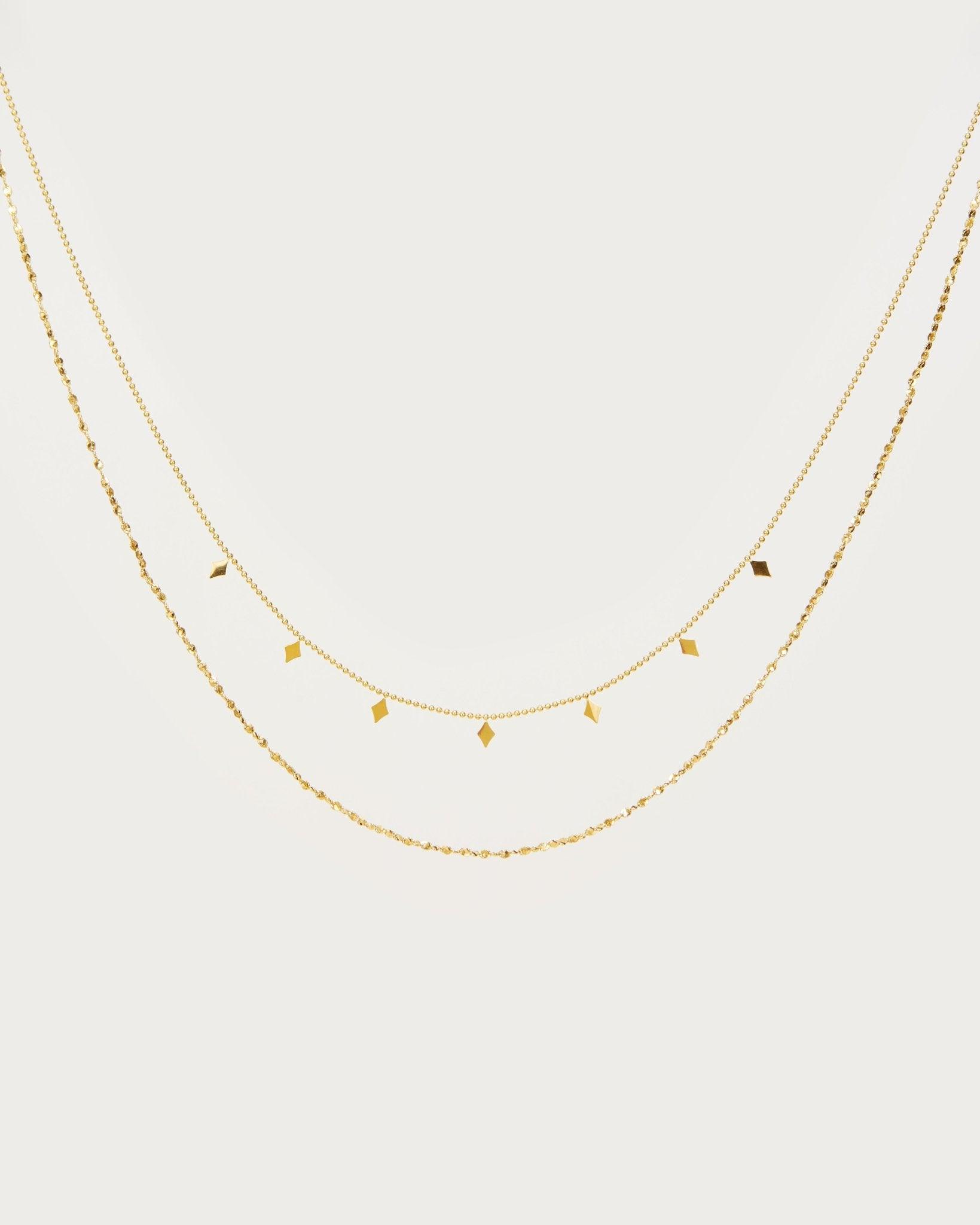 Elegant Maddie Layered Necklace for Women - Dainty Gold & Silver Layered Chain Necklace - Perfect for Everyday Wear, Date Night & Gift Giving