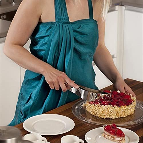 Premium Stainless Steel Cake Slicer - Professional Cake, Pie & Pastry Cutter with Comfort Grip - Perfect for Wedding Cakes, Birthday Parties & Baking Enthusiasts - Also Great for Bread, Pizza & Dessert Serving