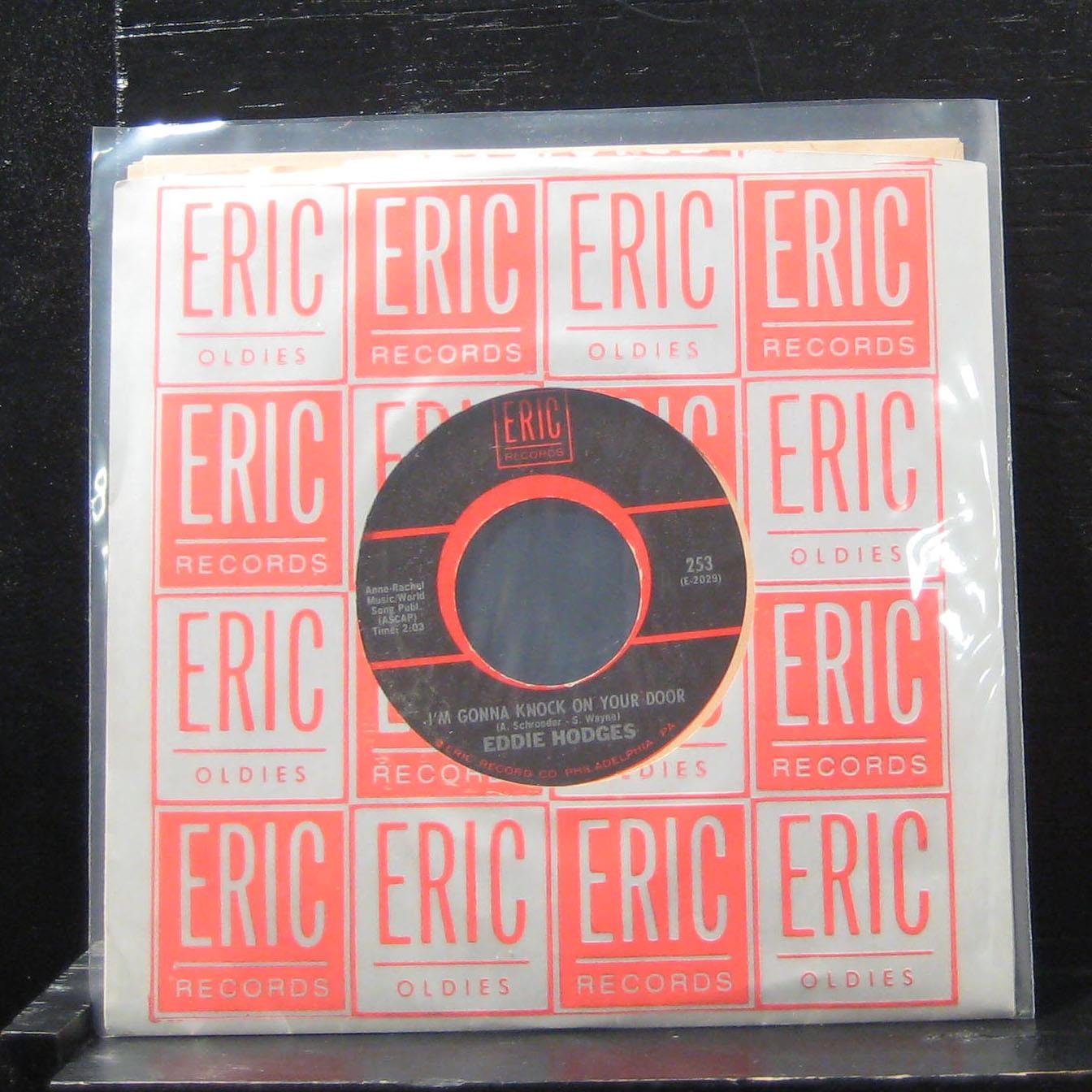 Eddie Hodges - Girls Girls Girls Made To Love / I'm Gonna Knock On Your Door - Vintage 7 Inch Vinyl 45 RPM Record - Perfect for Retro Music Collectors and 1950s Nostalgia Lovers
