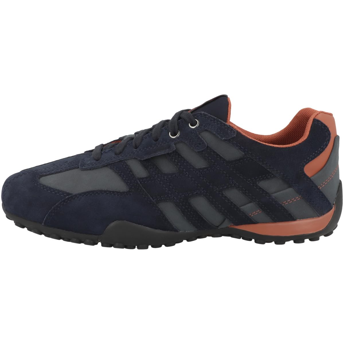 Geox Men's Breathable Low-Top Sneakers - Lightweight Walking & Running Shoes for Men - Perfect for Gym, Workout & Casual Wear