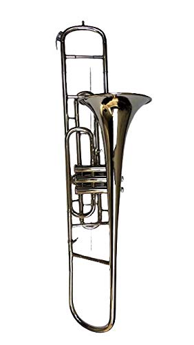 Nickel Silver Halloween-07 Bb Trombone with Free Hard Case & Mouthpiece - Perfect for Halloween Performances, School Bands & Jazz Ensembles