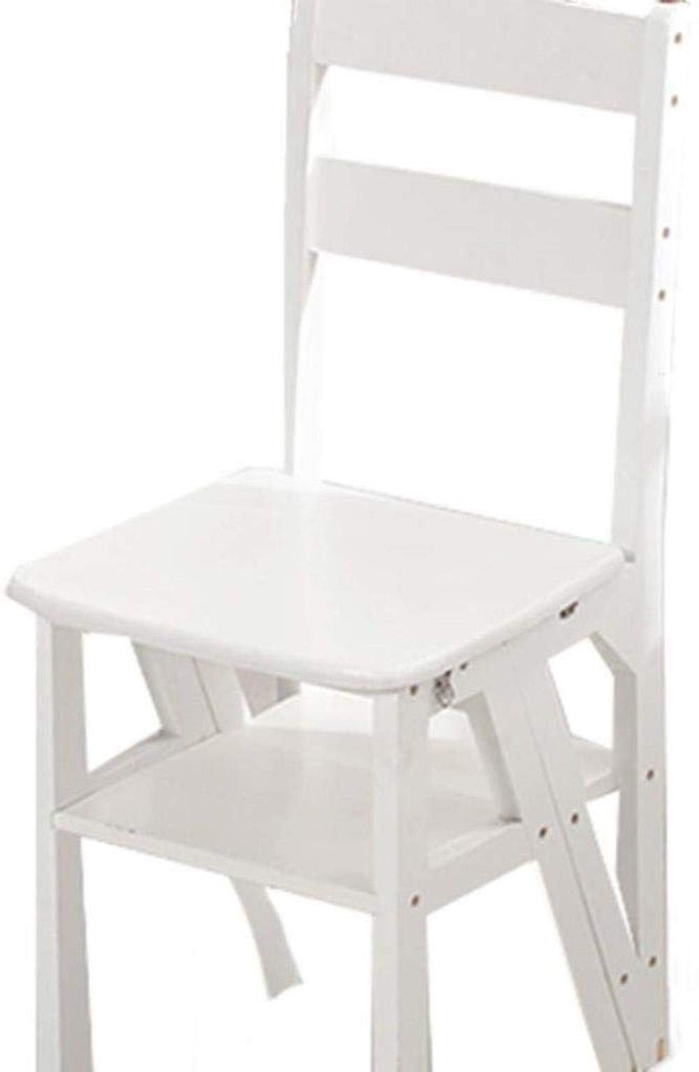 Solid Wood Folding Step Stool - Multifunctional Indoor Climbing Footrest, Ladder Stool for Kitchen, Bathroom & Kids | Non-Slip, Space-Saving Home Accessory