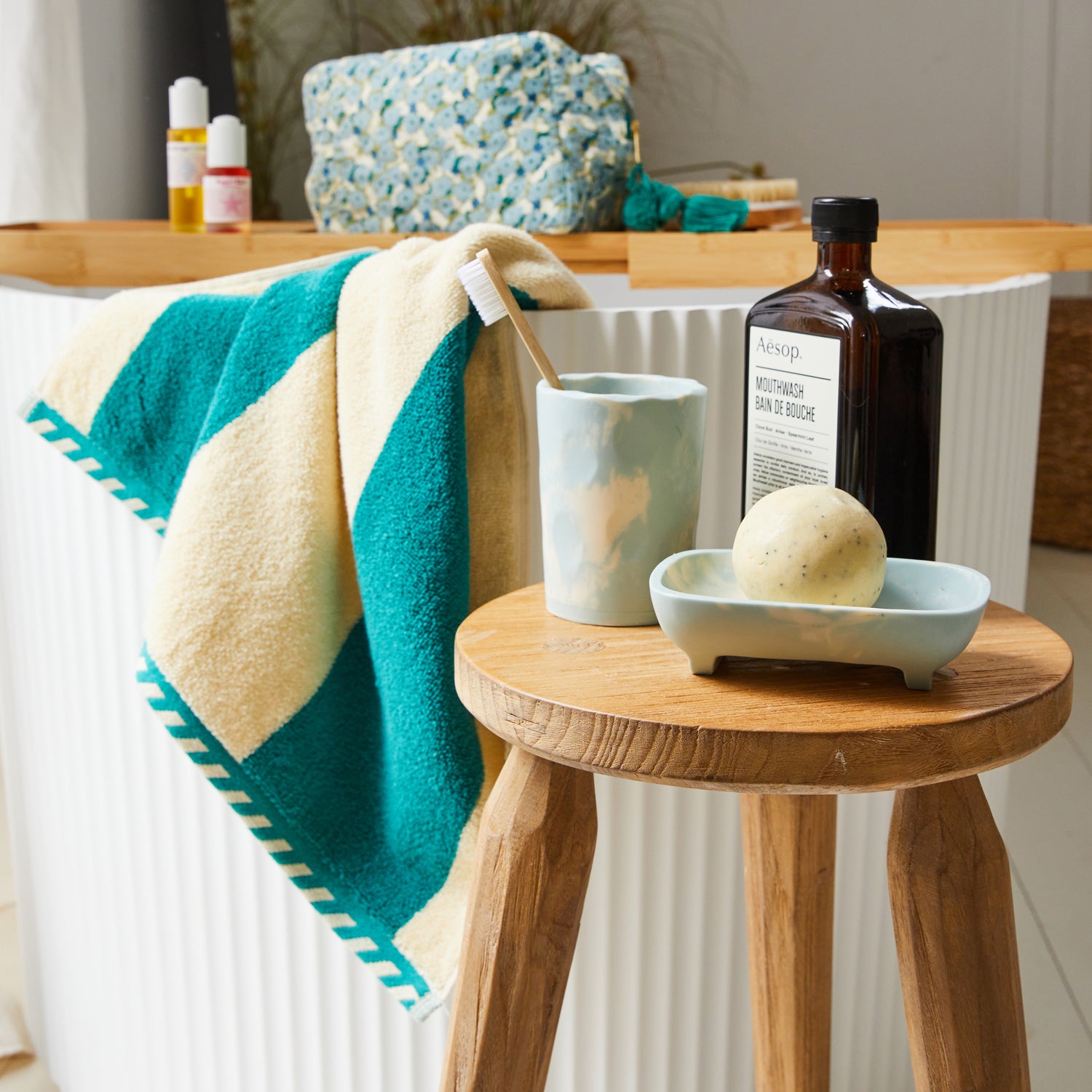 Premium Didcot Hand Towel - Soft & Absorbent Teal Bath Towel for Kitchen, Bathroom & Guest Use - Eco-Friendly & Quick-Drying