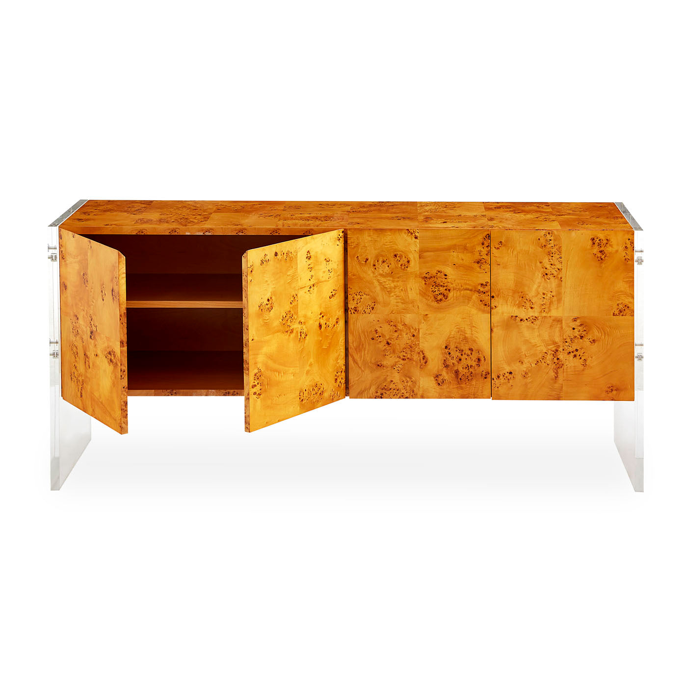 Bond 64 Credenza - Mid Century Modern TV Stand with Storage | Perfect for Living Room Entertainment Center & Home Office Organization