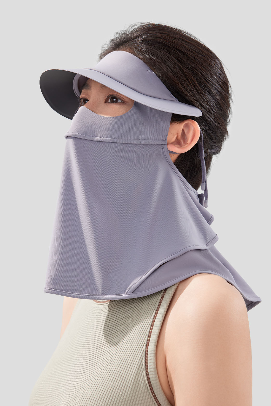 UPF50+ Women's Sun Protection Neck Gaiter Face Mask - UV Protective Scarf for Outdoor Activities, Hiking, Cycling & Running